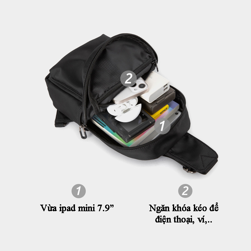 Balo đeo chéo thời trang Moyyi My8005 - Ảnh 6