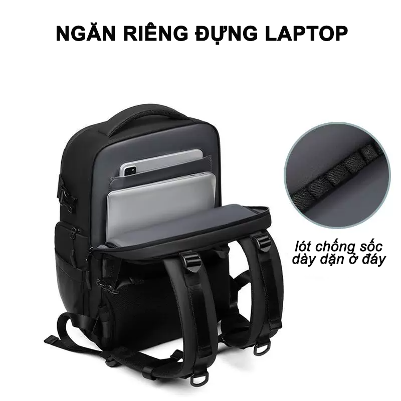 Balo máy ảnh cao cấp Imapro OE7718 - Ảnh 7